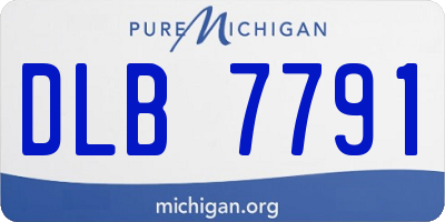 MI license plate DLB7791