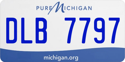 MI license plate DLB7797