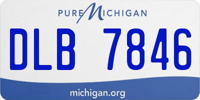 MI license plate DLB7846