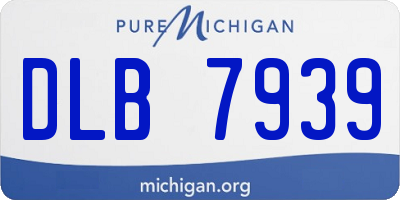 MI license plate DLB7939