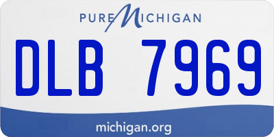 MI license plate DLB7969