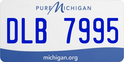 MI license plate DLB7995