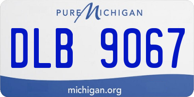 MI license plate DLB9067