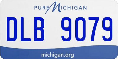 MI license plate DLB9079