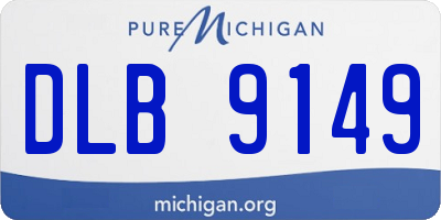 MI license plate DLB9149