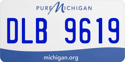MI license plate DLB9619