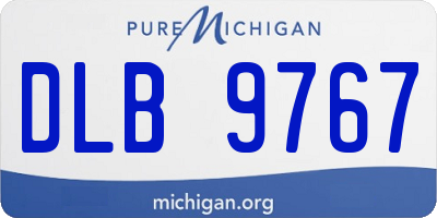 MI license plate DLB9767