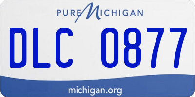 MI license plate DLC0877