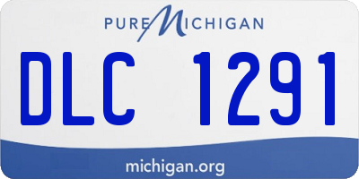 MI license plate DLC1291