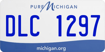 MI license plate DLC1297