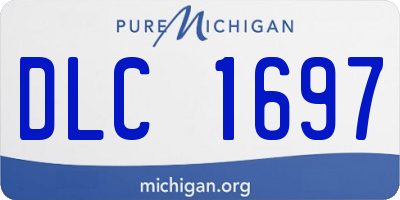 MI license plate DLC1697