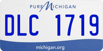 MI license plate DLC1719