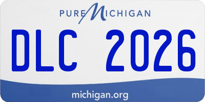 MI license plate DLC2026