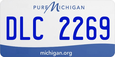 MI license plate DLC2269