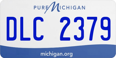 MI license plate DLC2379