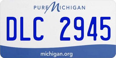 MI license plate DLC2945