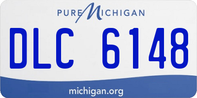 MI license plate DLC6148