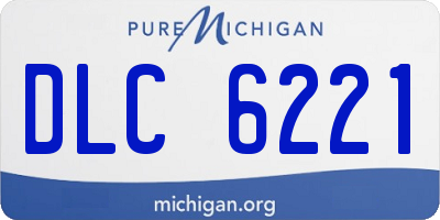 MI license plate DLC6221