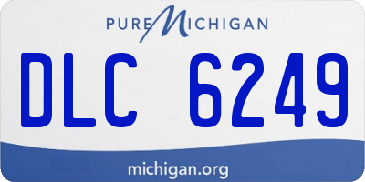 MI license plate DLC6249