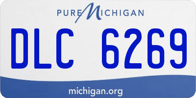 MI license plate DLC6269