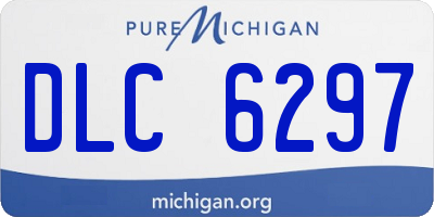 MI license plate DLC6297