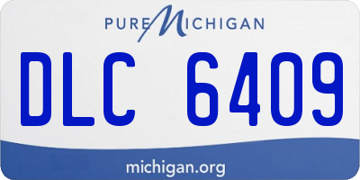 MI license plate DLC6409