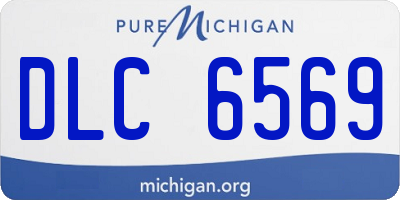 MI license plate DLC6569