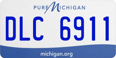 MI license plate DLC6911