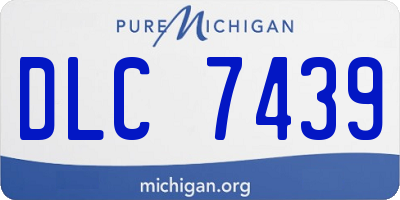 MI license plate DLC7439