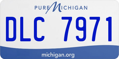 MI license plate DLC7971