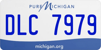 MI license plate DLC7979