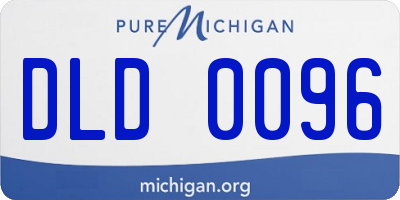 MI license plate DLD0096