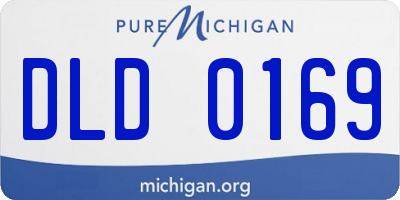MI license plate DLD0169