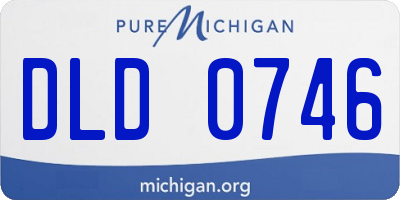 MI license plate DLD0746