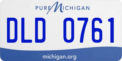 MI license plate DLD0761