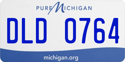 MI license plate DLD0764