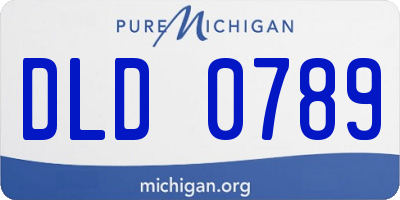 MI license plate DLD0789