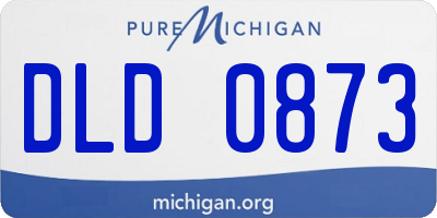 MI license plate DLD0873