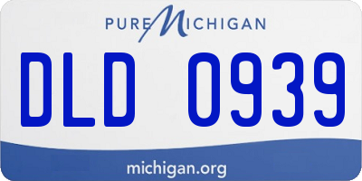 MI license plate DLD0939