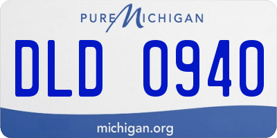 MI license plate DLD0940