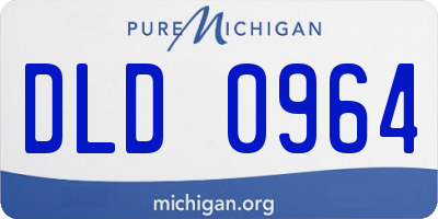 MI license plate DLD0964