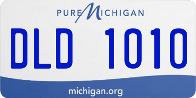 MI license plate DLD1010