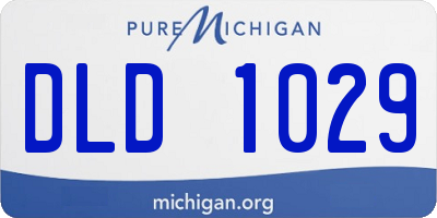 MI license plate DLD1029