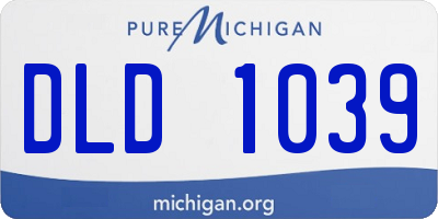 MI license plate DLD1039