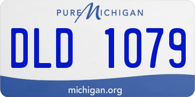 MI license plate DLD1079