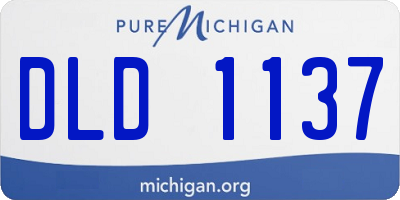 MI license plate DLD1137