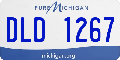 MI license plate DLD1267