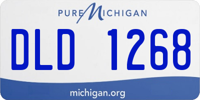 MI license plate DLD1268