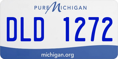 MI license plate DLD1272