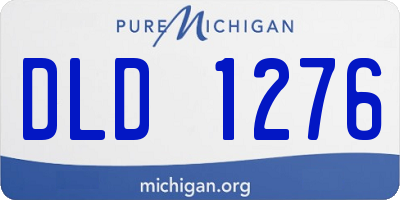 MI license plate DLD1276